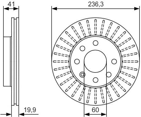 Brake Disc 0986479S98 - image 2