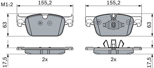 Brake Pad Set, disc brake 0 986 424 333 - image 4