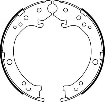 Brake Shoe Set, parking brake 0986487765 - image 7