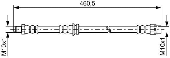 Brake Hose 1 987 481 598 - image 2