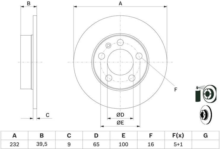 Brake Disc 0986478868 - image 10