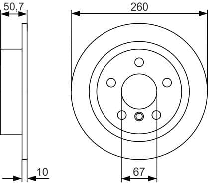 Brake Disc 0986479C96 - image 6
