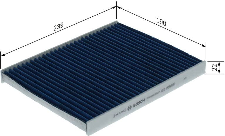 Filter, cabin air FILTER+pro 0986628607 - image 5