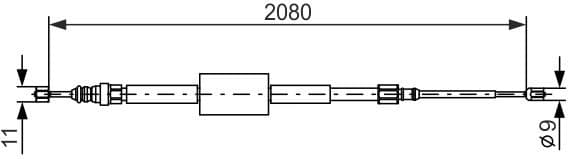 Cable Pull, parking brake 1987477787 - image 7