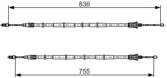 Cable Pull, parking brake 1987482800 - image 2