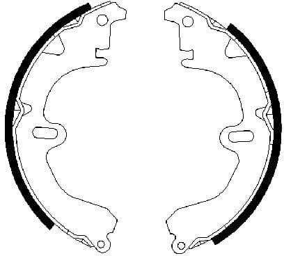 Brake Shoe Set 0986487203 - image 2