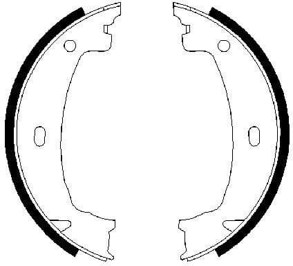 Brake Shoe Set, parking brake 0986487608 - image 10