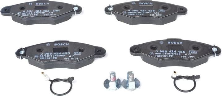 Brake Pad Set, disc brake 0986424455 - image 13