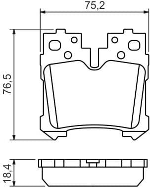 Brake Pad Set, disc brake 0986494424 - image 7