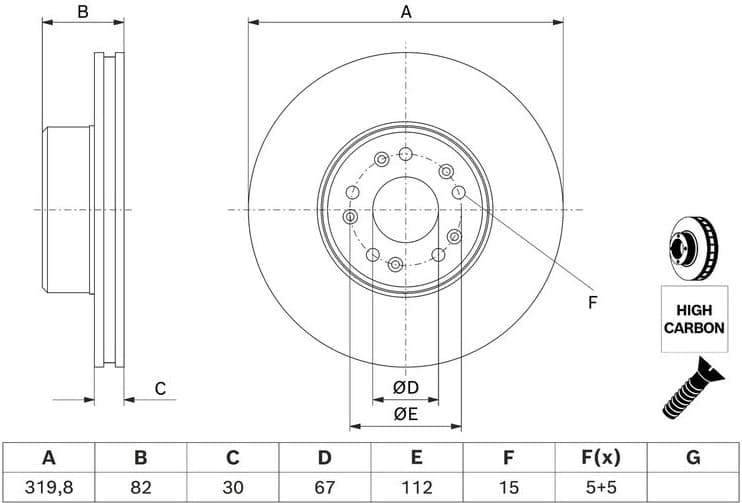 Brake Disc 0986478327 - image 10