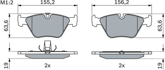 Brake Pad Set, disc brake 0986424767 - image 12