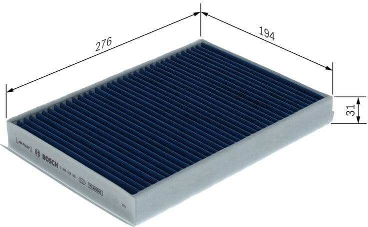 Filter, cabin air FILTER+pro 0986628661 - image 5