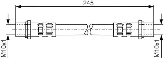 Brake Hose 1 987 476 904 - image 2