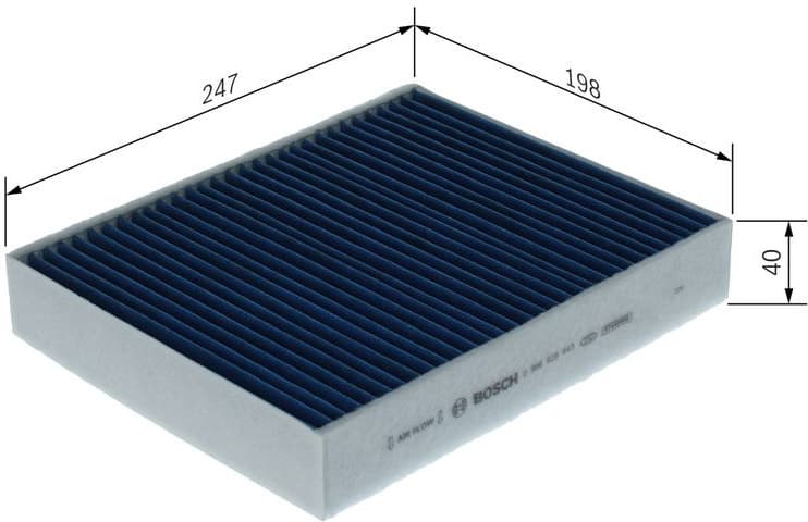 Filter, cabin air FILTER+pro 0 986 628 643 - image 5