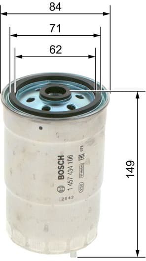 Fuel Filter 1457434106 - image 7