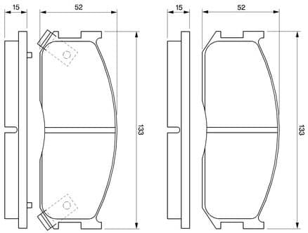 Brake Pad Set, disc brake 0986460020 - image 12