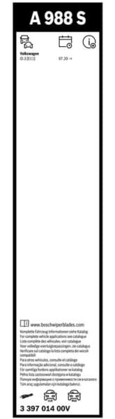 Wiper Blade Aerotwin 3 397 014 00V - image 9