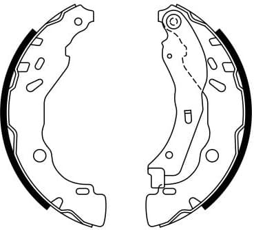 Brake Shoe Set 0986487771 - image 6