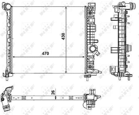 Radiator, engine cooling 53008 - image 5