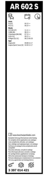 Wiper Blade Aerotwin Retrofit 3 397 014 421 - image 8