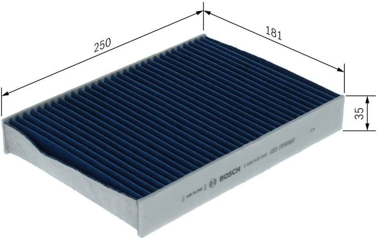 Filter, cabin air FILTER+pro 0 986 628 646 - image 5