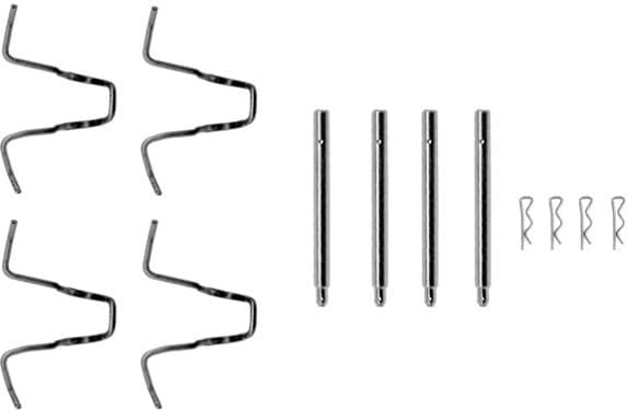 Accessory Kit, disc brake pad 1987474056