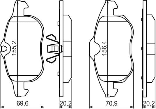 Brake Pad Set, disc brake 0986494044 - image 14