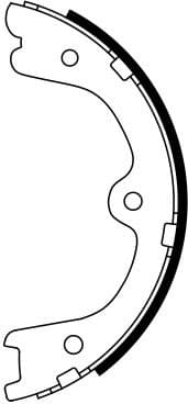 Brake Shoe Set, parking brake 0986487930 - image 10