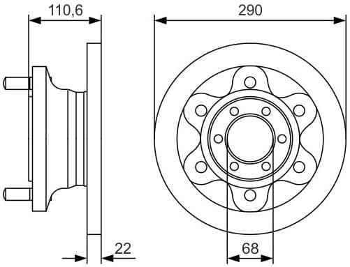 Brake Disc 0986479S95 - image 2