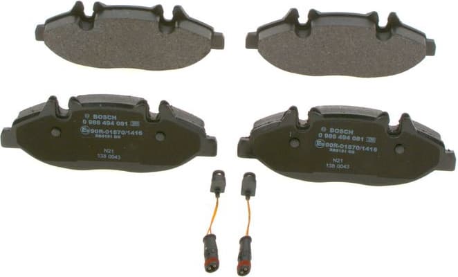 Brake Pad Set, disc brake 0986494081 - image 8