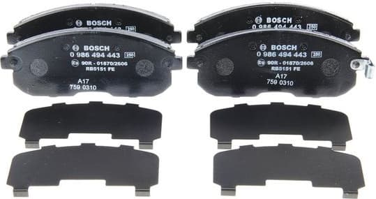 Brake Pad Set, disc brake 0986494443 - image 8