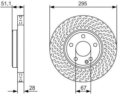 Brake Disc 0986479A58 - image 2