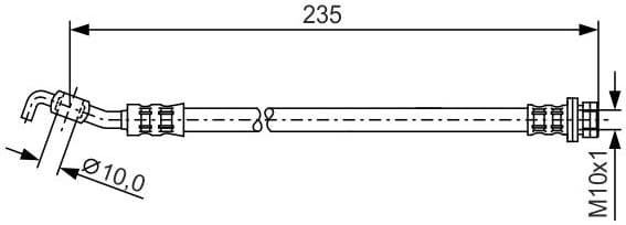 Brake Hose 1 987 481 177 - image 2