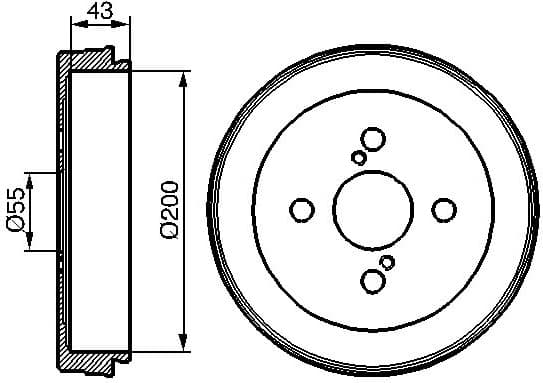 Brake Drum 0986477138 - image 2