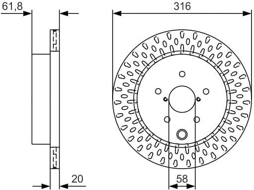 Brake Disc 0986479V05 - image 2