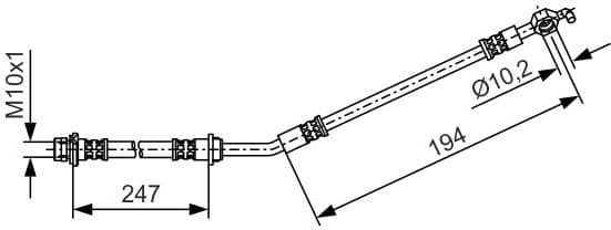 Brake Hose 1 987 481 A25 - image 10