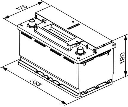Starter Battery S4E EFB 0092S4E130 - image 10