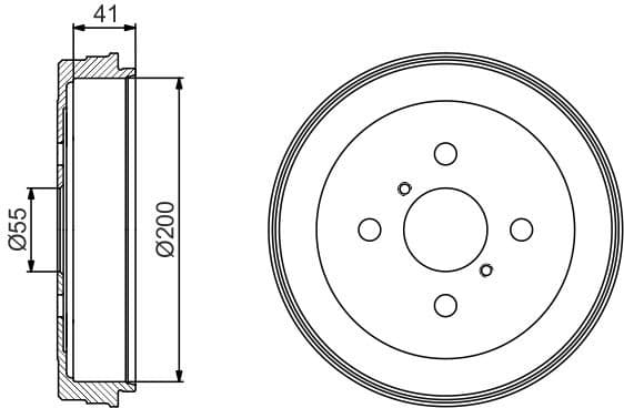 Brake Drum 0986477199 - image 2