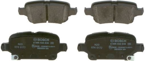 Brake Pad Set, disc brake 0986424839 - image 2