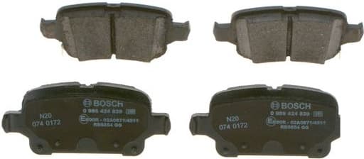 Brake Pad Set, disc brake 0986424839 - image 4