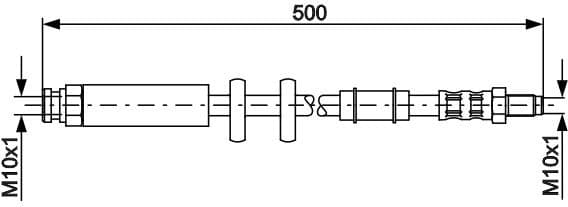 Brake Hose 1 987 481 067 - image 6