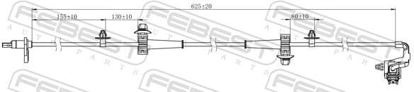 Sensor, wheel speed 03606-010