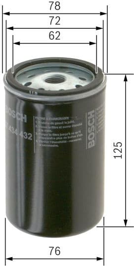 Fuel Filter 1457434432 - image 6