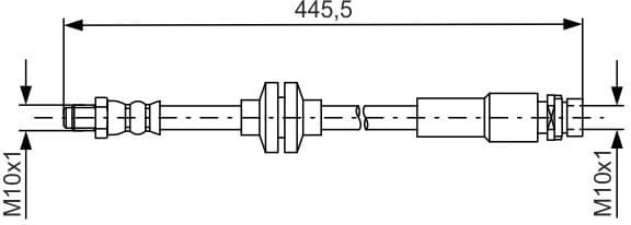 Brake Hose 1 987 481 668 - image 2