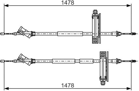 Cable Pull, parking brake 1 987 477 932 - image 8