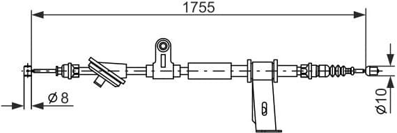 Cable Pull, parking brake 1 987 477 111 - image 6