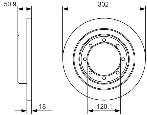 Brake Disc 0986479A93 - image 6