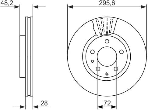 Brake Disc 0986479758 - image 2