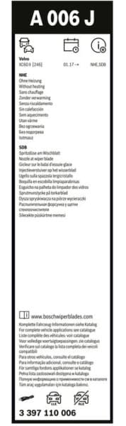 Wiper Blade Aerotwin 3 397 110 006 - image 10