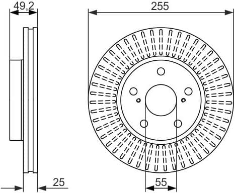 Brake Disc 0986479663 - image 7